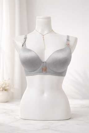 BEST BRA LİNGERİE PARLAK KUMAŞ C KALIP DİKİŞSİZ TOPARLAYICI SÜTYEN-İZ YAPMAYA...