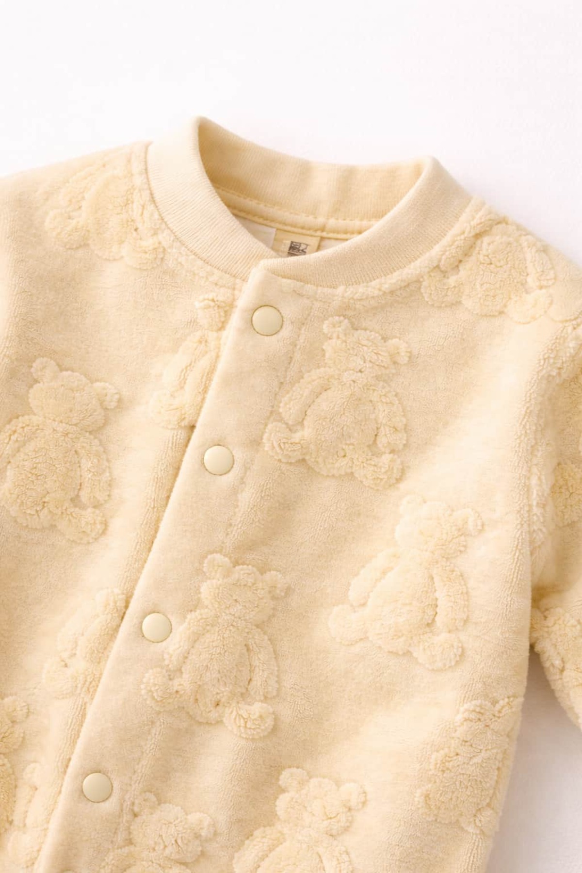 KapsülBebek %100 Pamuk Peluş Ayıcık Desenli Tulum Set fotoğrafı 7 (önizleme)