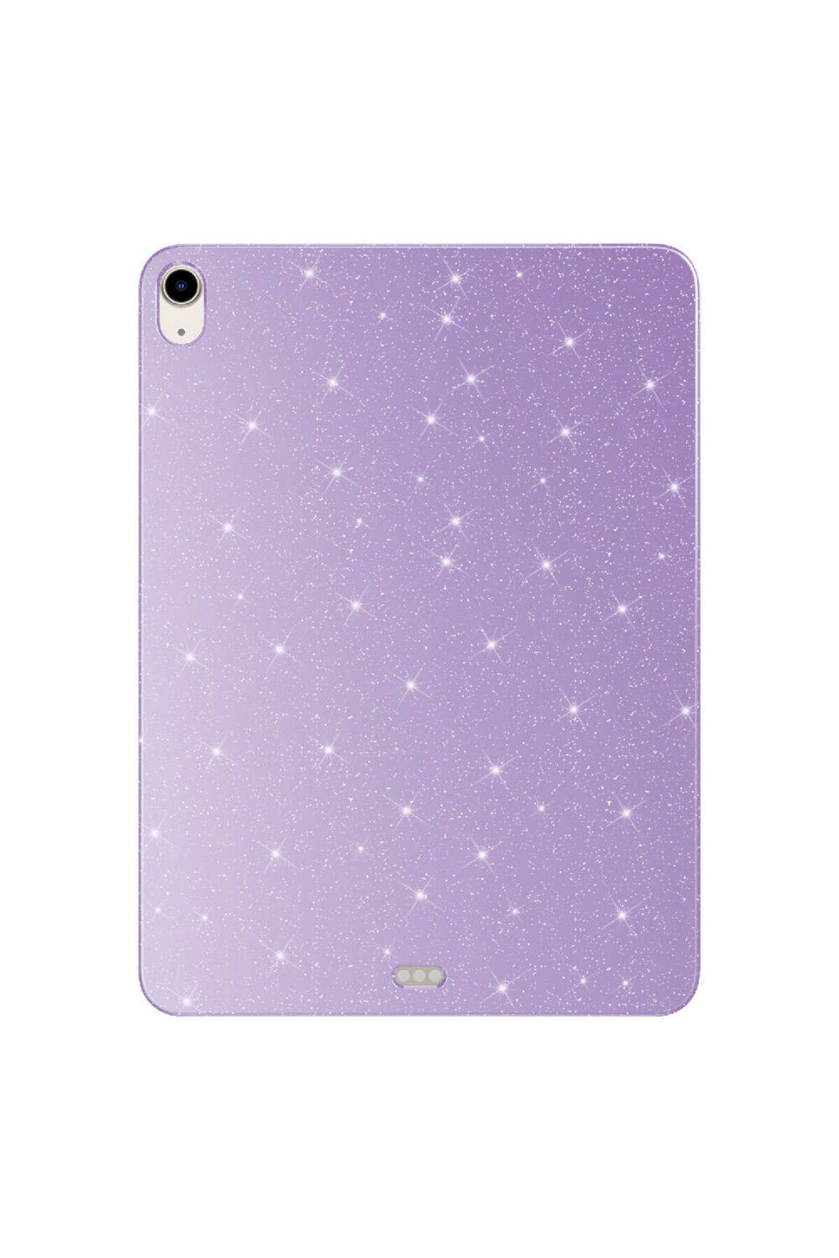 iPad Air 11 2025 M3 Simli Parlak Görünümlü GZGN Tablet Koton Kılıf - Lila