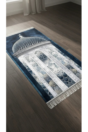 BLGHOME BLG Home Bambu Namaz Seccadesi 80x130 cm - Kaliteli Yumuşak Kaymaz Ta...