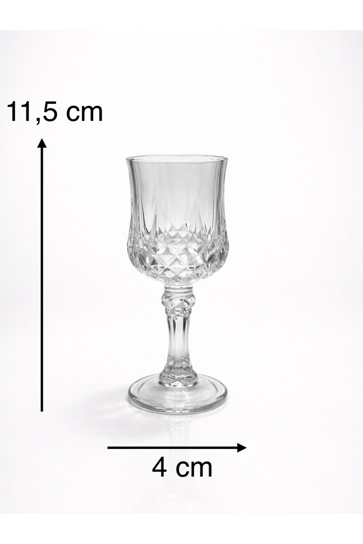 Kristal 50 ML Kahve Yanı Cam Bardak – Şık Sunumluk
