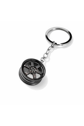 GÜÇLÜ Araba Jantı Anahtarlık Metal – Spor Jant Tasarımlı Anahtar