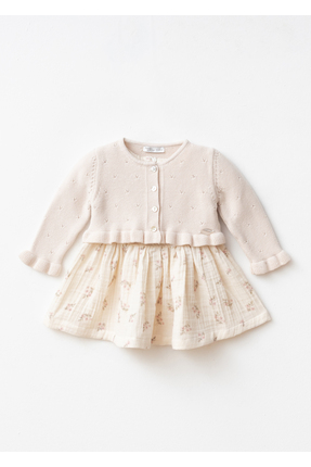 Babymio FIRFIRLI HIRKALI ELBİSE