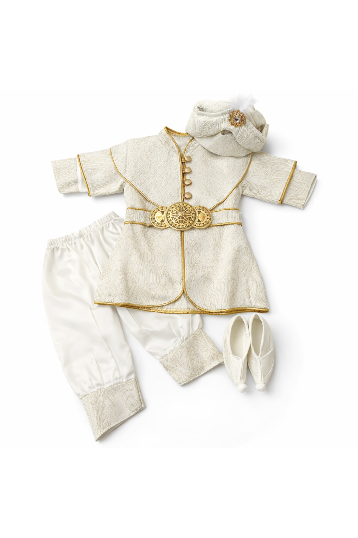 moukou Yenidoğan Bebek Takımı Mevlüt Ve Sünnet Kıyafeti Mevlütlük Sünnetlik Takım fotoğrafı 3 (önizleme)