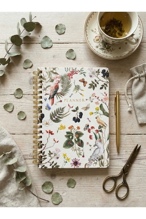 Victoria's Journals A5 Spiralli Süresiz-Motivasyon Sayfalı-Haftalık Planlayıc...