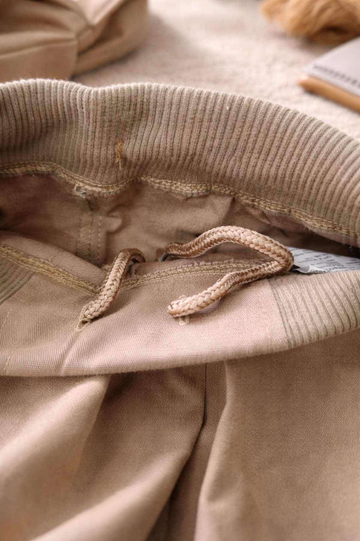 Uğur bebe  Yoyo marka Bej renk Kız Çocuk Likralı Esnek Şort Etek Okul Eteği Dayanıklı Günlük Okul Kıyafeti - Görsel 4