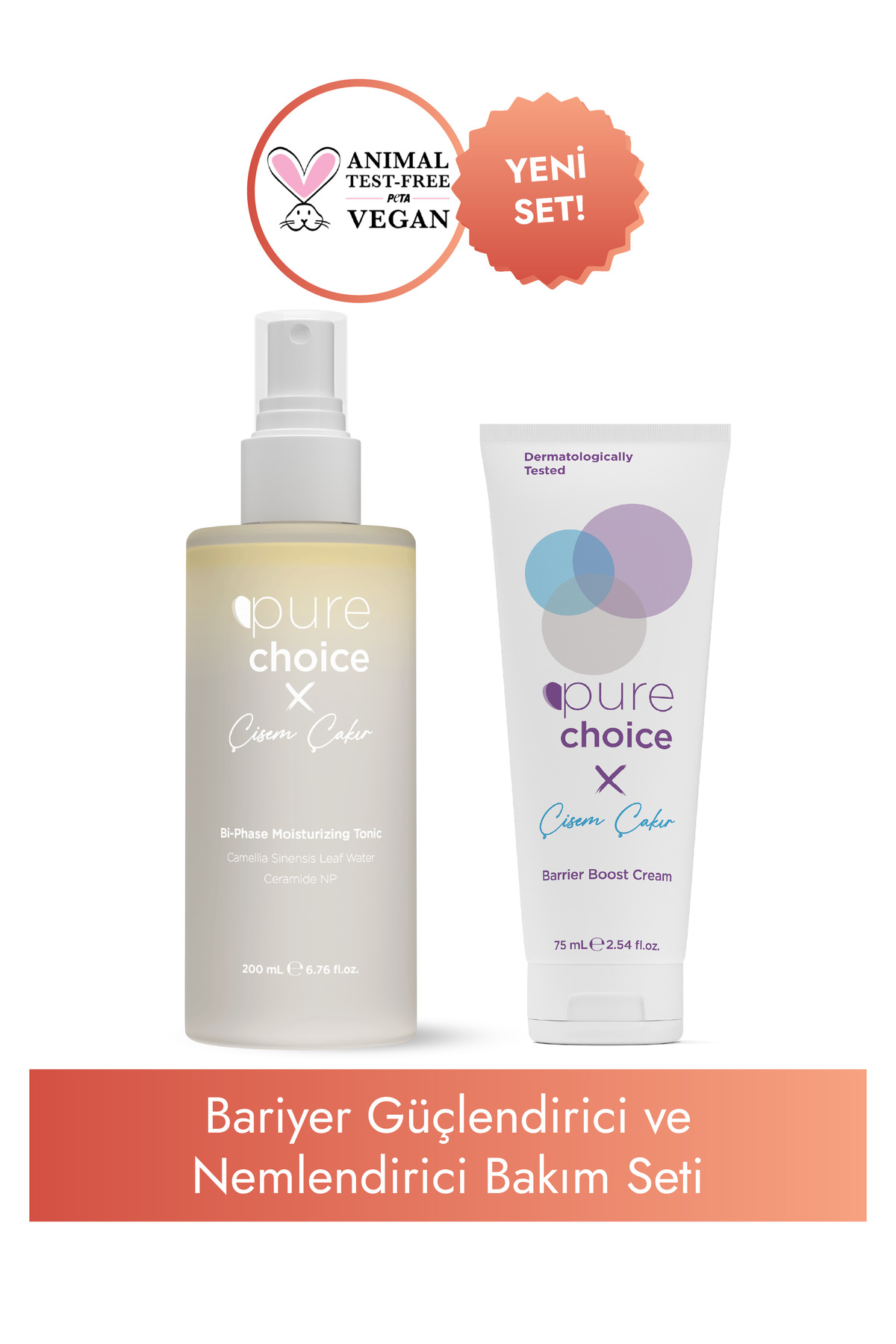Pure Choice Cilt Bariyeri Güçlendirici ve Nemlendirici Bakım Seti — PC-111138