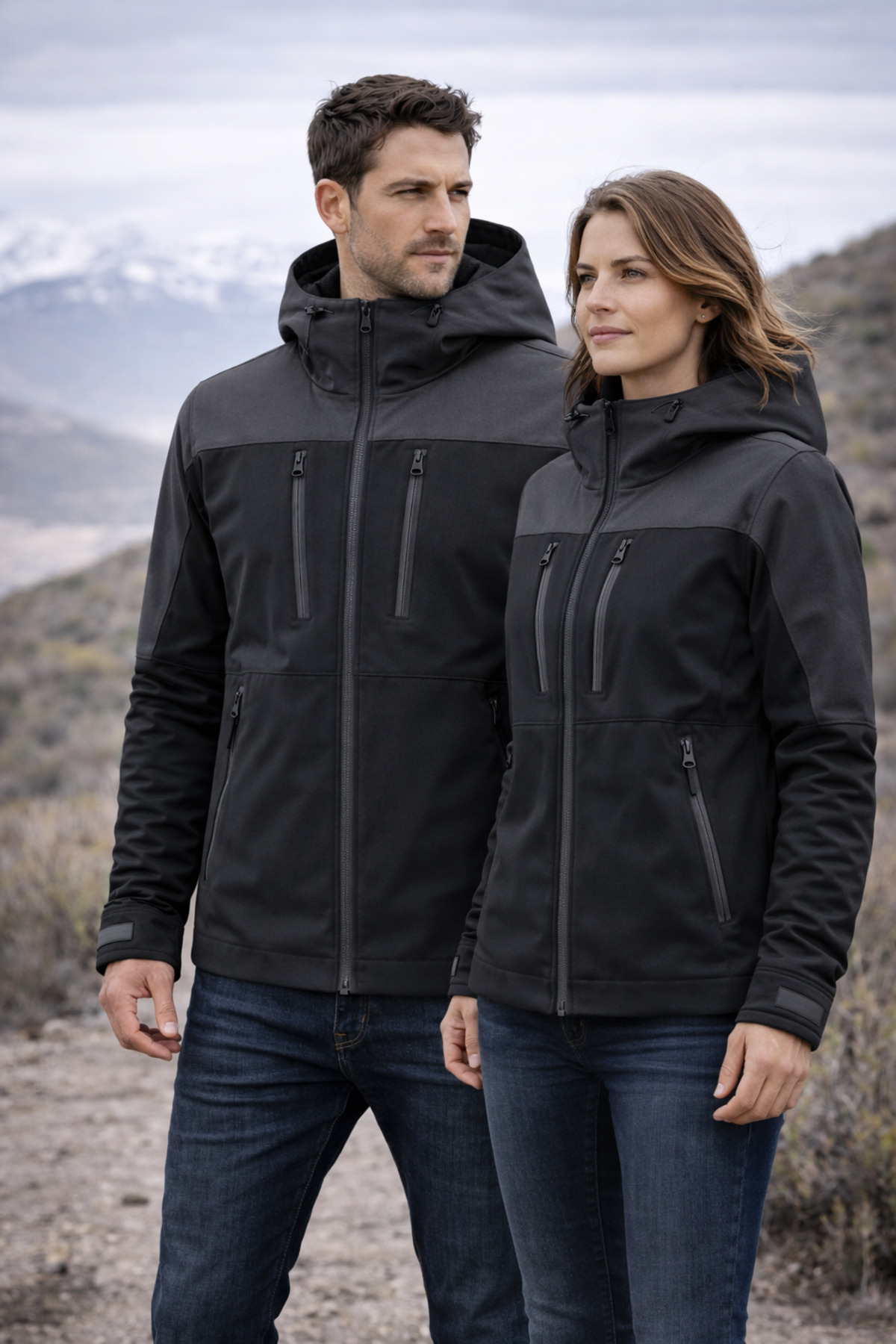 Mont Su Ve Rüzgar Geçirmez Softshell Mont — رنگارنگ TKS2526