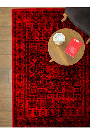 Pulcarpet ASUKKA Afgan Türkmen Otantik Desenli Dokuma Salon ve Oturma Odası H...