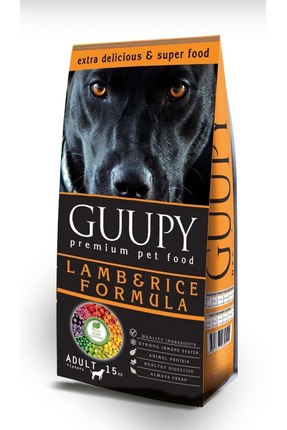 GUUPY KÖPEK MAMA KUZU&PİRİNÇ 15 KG skt:27