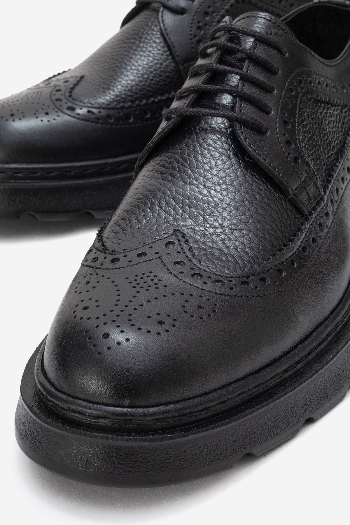 maximoda  Hakiki Deri, Kalın Tabanlı, İç Dış Deri Eva Tabanlı Çok Hafif Erkek Ayakkabı - Görsel 2