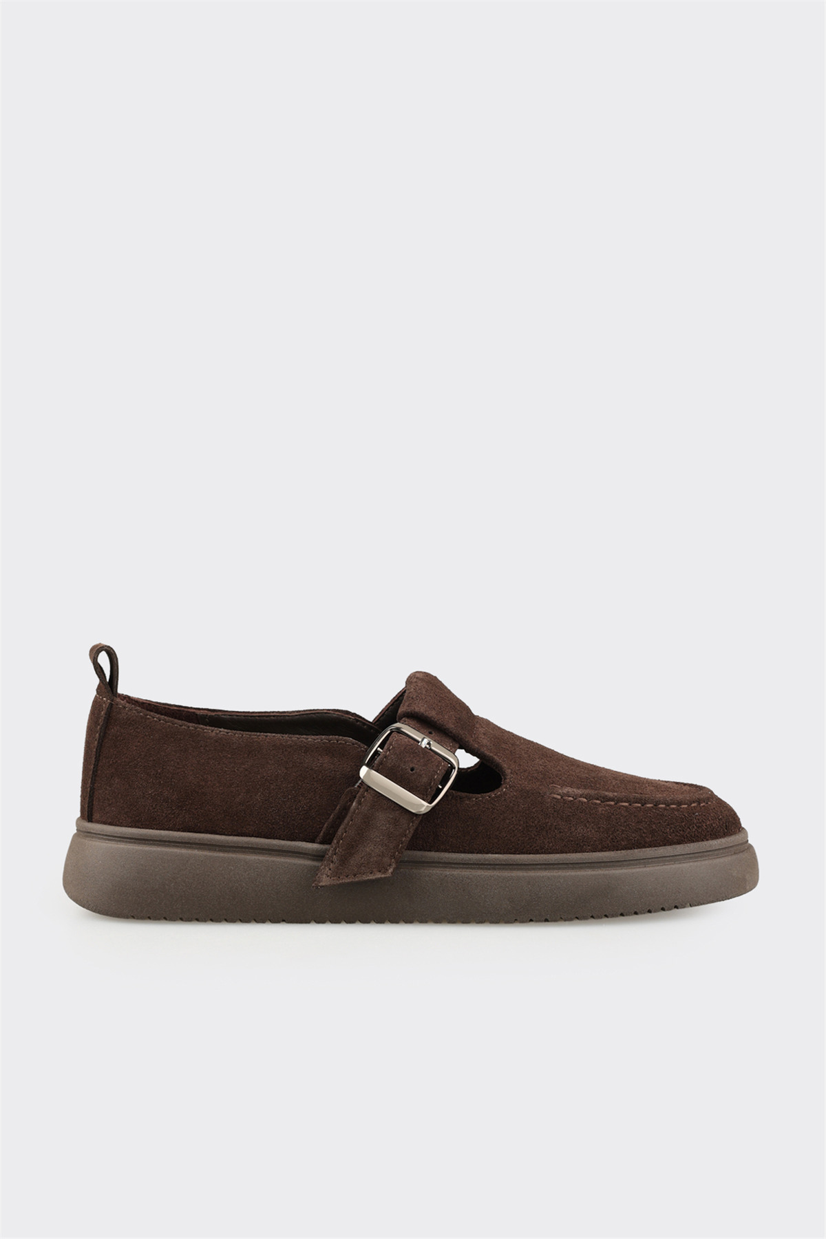 Brown Leather Women's Casual Shoes