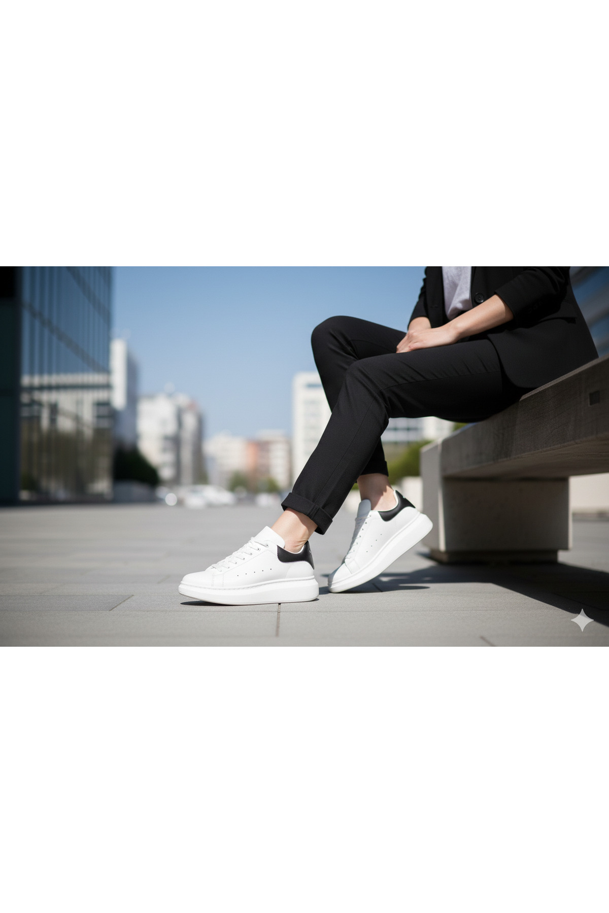 zege shoes  Aura Sneaker Günlük Spor Ayakkabı Yüksek Taban - Görsel 2