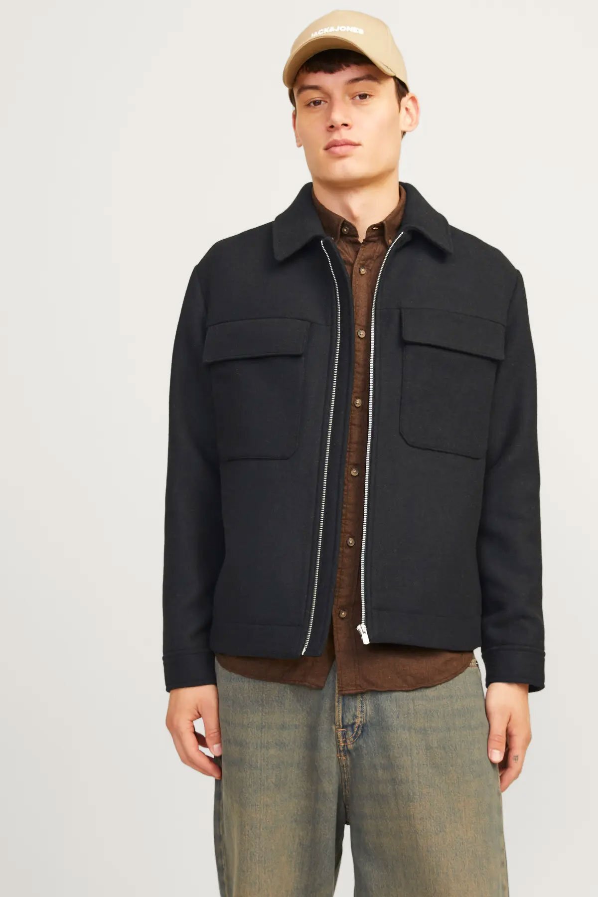 ژاکت مردانه کروزر جک اند جونز کاپشن Jack & Jones