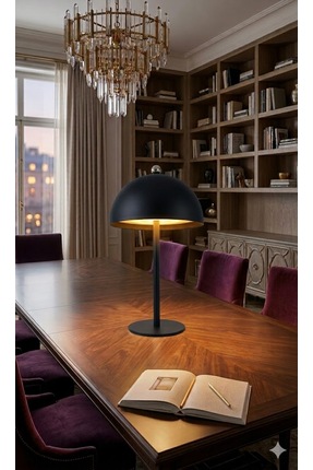 Ack MASA LAMBASI MAT SİYAH