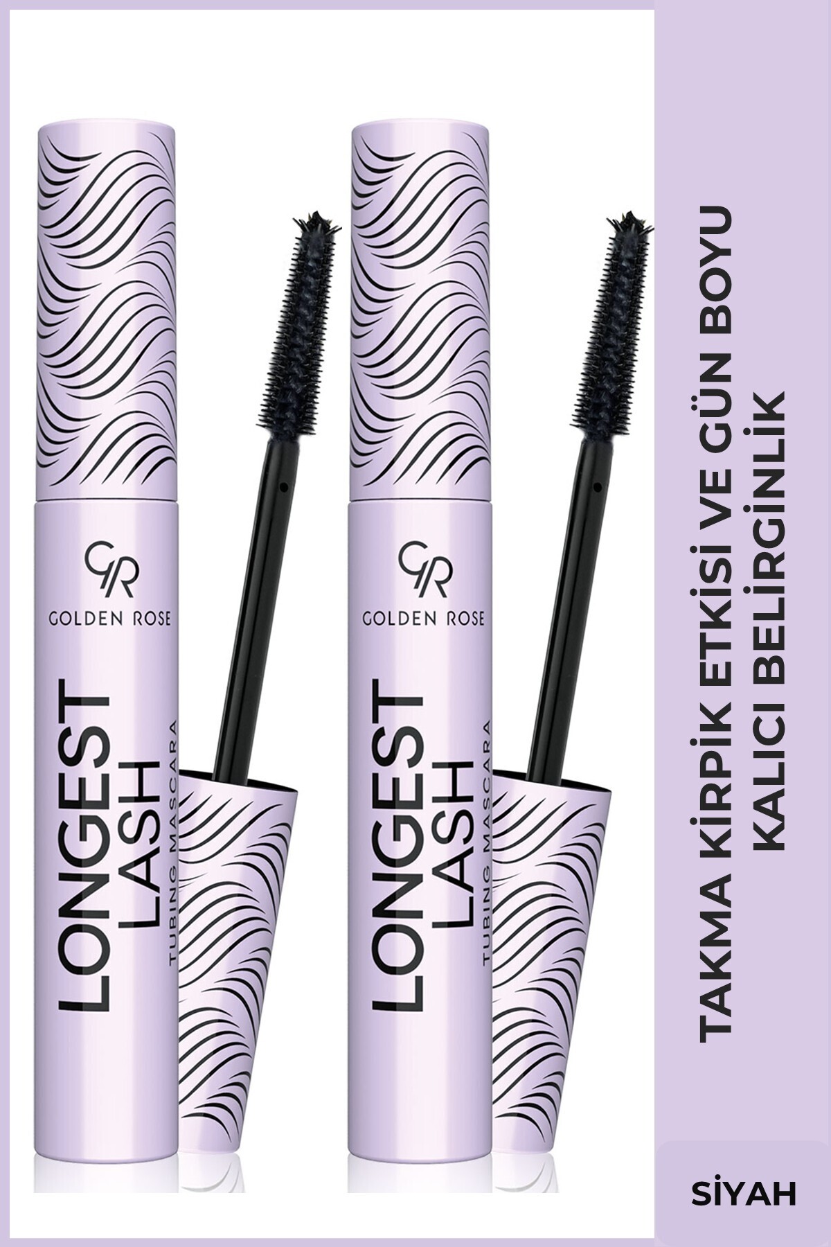 Golden Rose Longest Lash Tubing Mascara - Ekstra Uzunluk ve Takma Kirpik Etkili Siyah Maskara x2 Adet - Fiyatı, Yorumları
