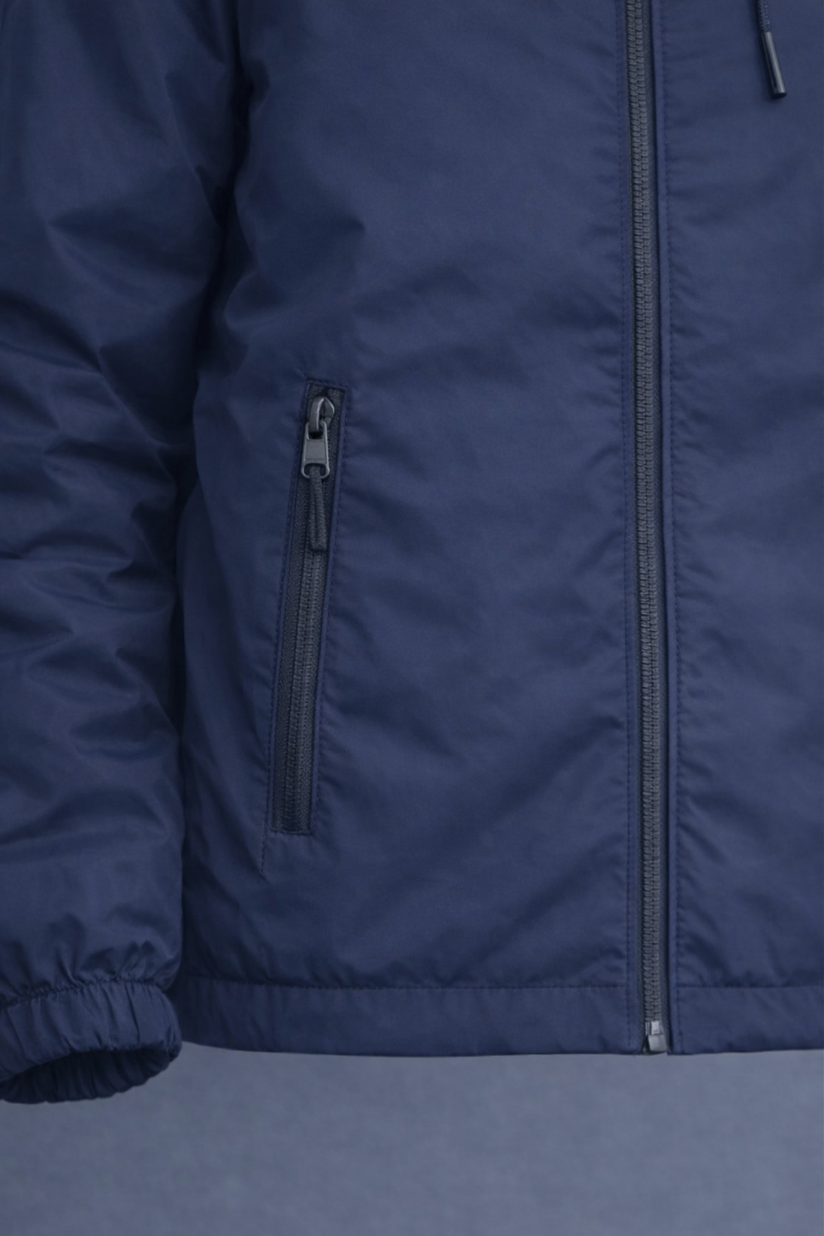 DAMGA JEANS  Erkek Basic Günlük Lacivert Yağmurluk & Rüzgarlık - Görsel 4