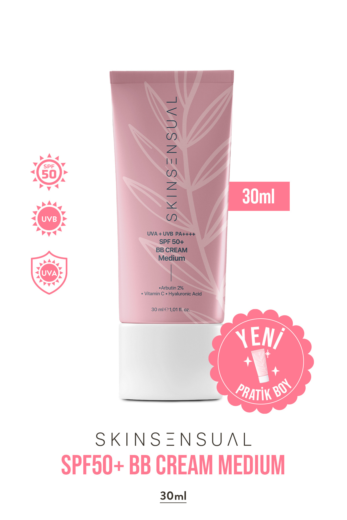 Skin Sensual BB Krem Medium 30ml SPF50 PA++++ | Leke Karşıtı, Aydınlık Cilt Görünümü | UVA/UVB Koruma - Fiyatı, Yorumları