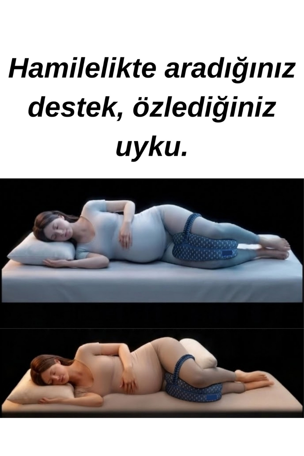 Arnee Hamileler İçin Ortopedik Bacak Arası Diz Yastığı Visco Yan Yatanlara Özel Ergonomik Uyku Minderi fotoğrafı 4 (önizleme)