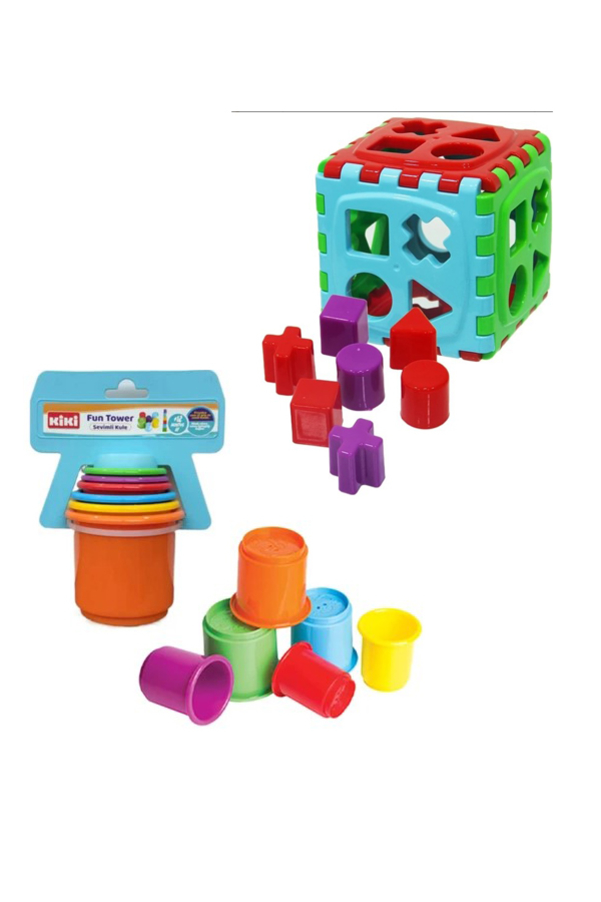 Intex Tabanı Şişme Havuz 86 cm 100 Adet Top Bultak Mini Kule Ve **Hediye Pompa! fotoğrafı 2 (önizleme)