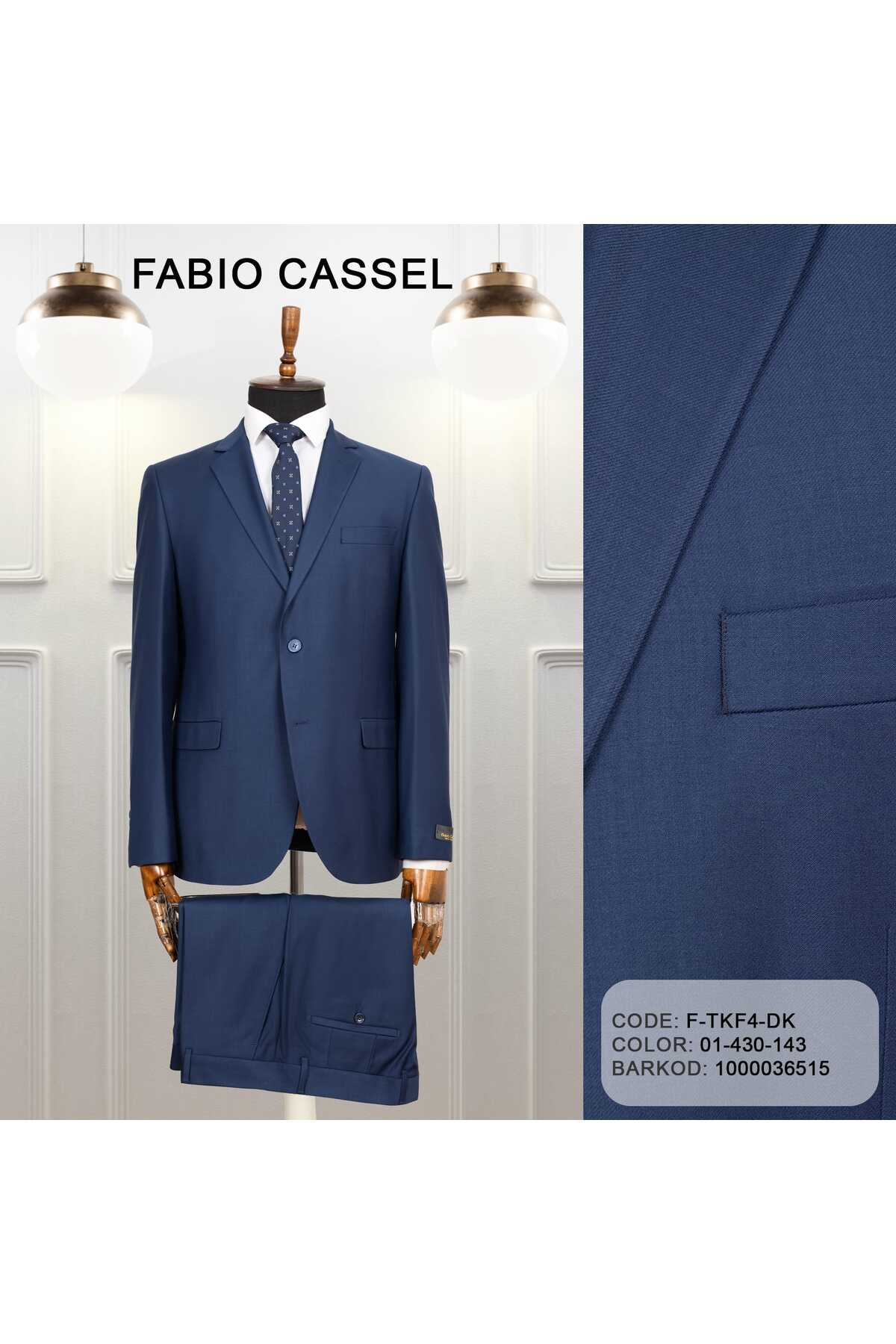 FABIO CASSEL  Klasik Kesim Erkek Takım Elbise Premium Şıklık - Görsel 4