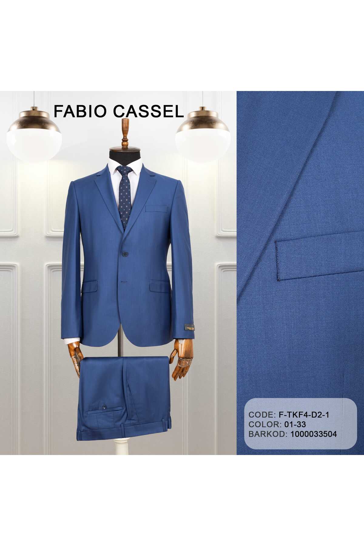 FABIO CASSEL  Klasik Kesim Erkek Takım Elbise Premium Şıklık - Görsel 3