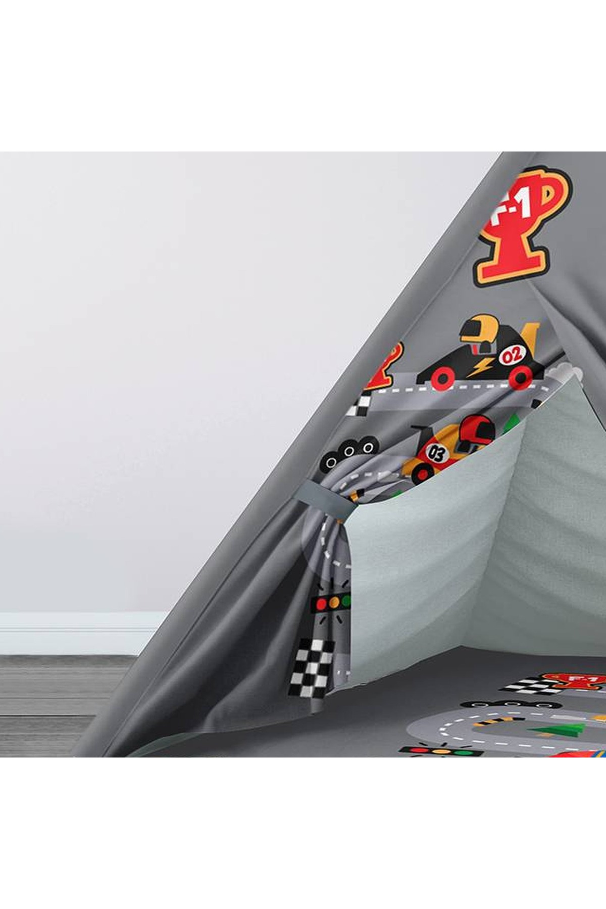 instababyrooms Çocuk Oyun Çadırı Go-kart yarışı Dijital Baskılı fotoğrafı 2 (önizleme)