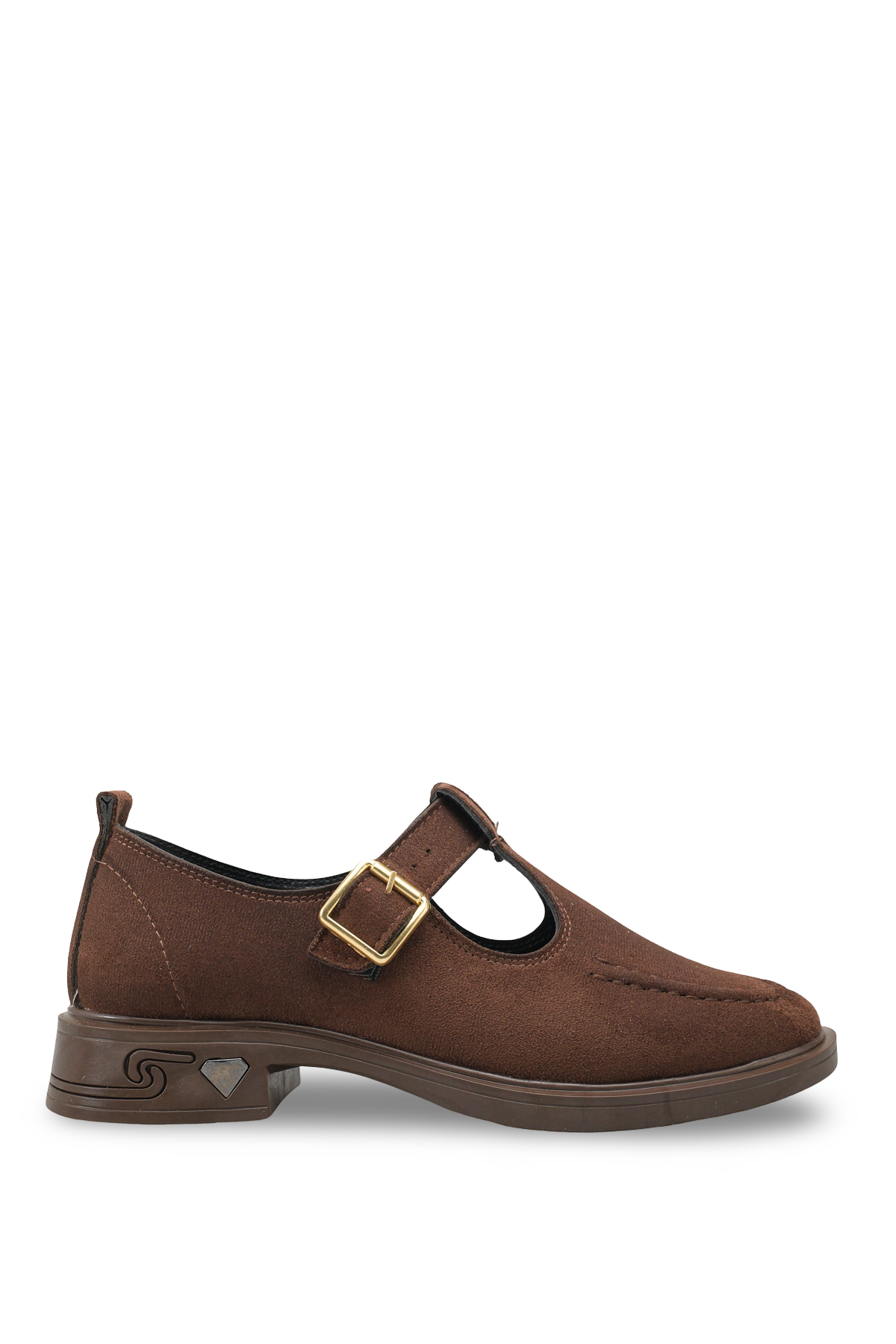 Riccon Kadın Loafer 0012350 Kahverengi Süet görsel 4