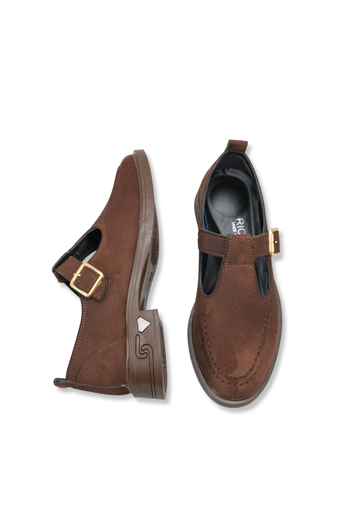 Riccon Kadın Loafer 0012350 Kahverengi Süet görsel 5