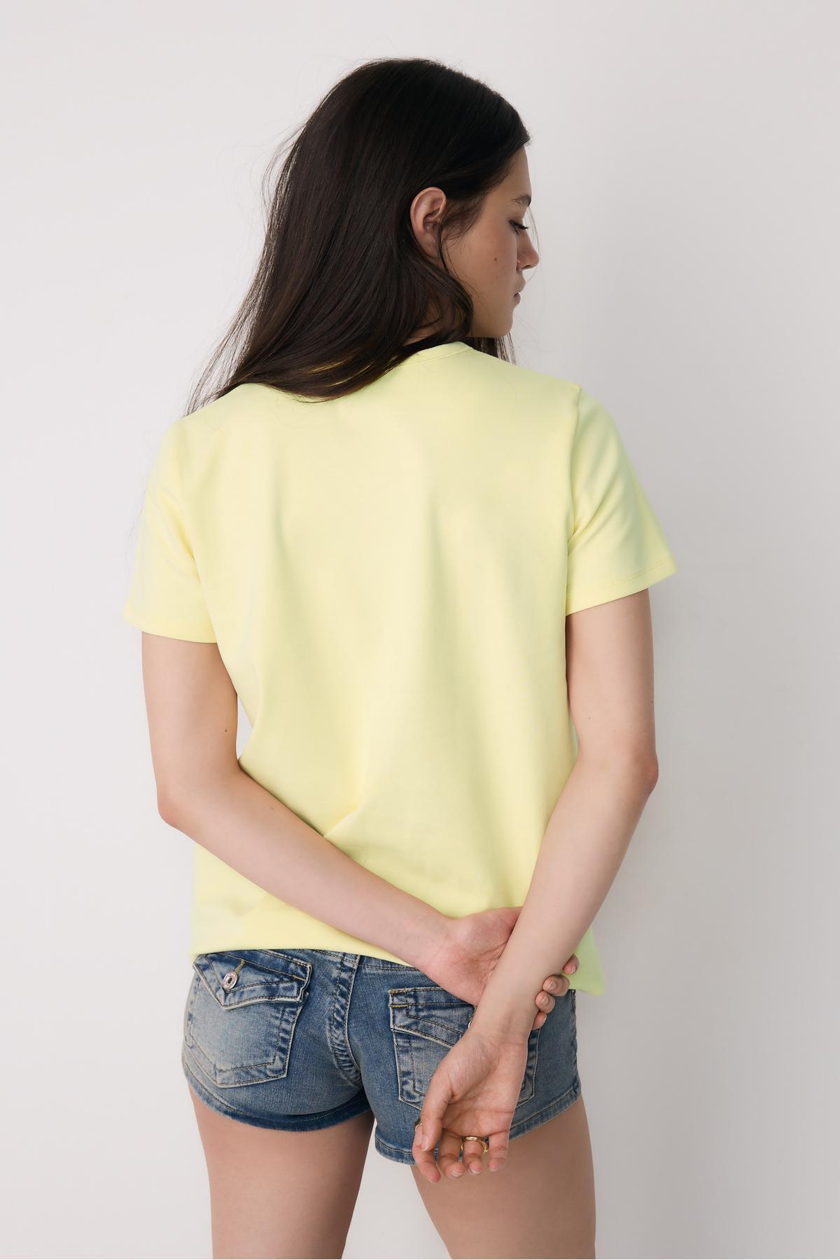 Stradivarius  Yumuşak dokunuşlu regular basic tişört - Görsel 5