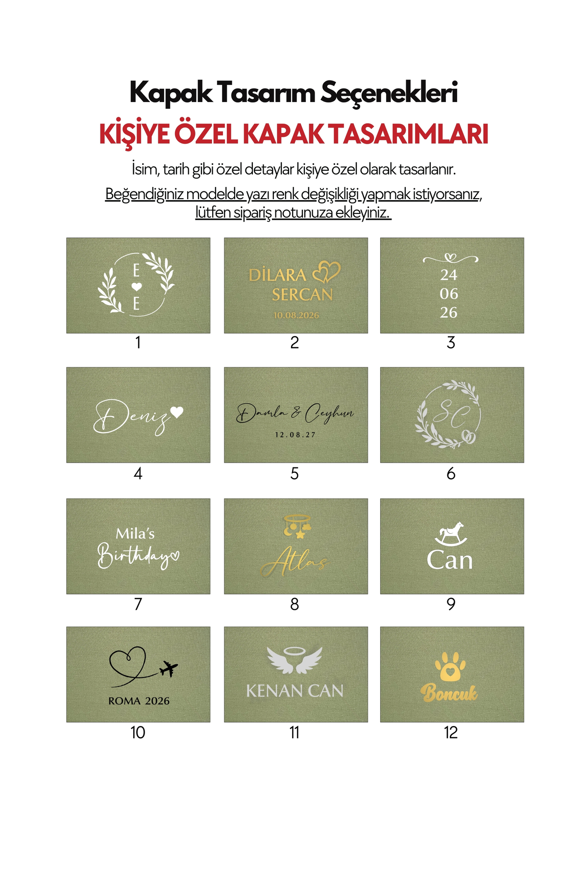 Norm Design L Büyük, KETEN | Düğün, Bebek, Albüm, Hatıra Saklama Kutusu | Kişiselleştirilebilir | Çağla Yeşili fotoğrafı 7 (önizleme)