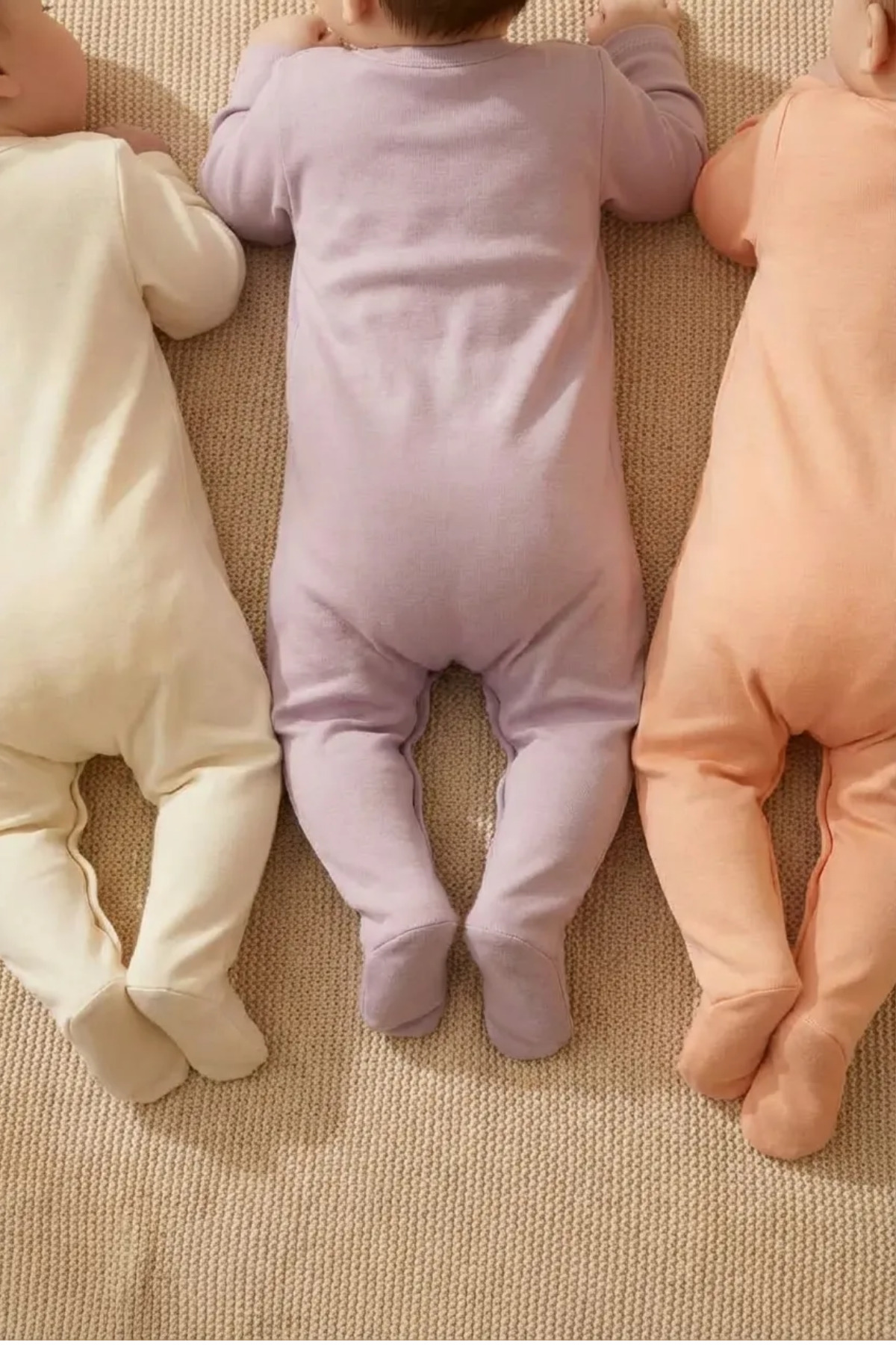 thechild baby collection 3’lü Yenidoğan Tulum Seti | Uzun Kollu, Patikli, Çıtçıtlı, %100 Pamuk Hastane Çıkışı – Hipoalerjenik fotoğrafı 4 (önizleme)