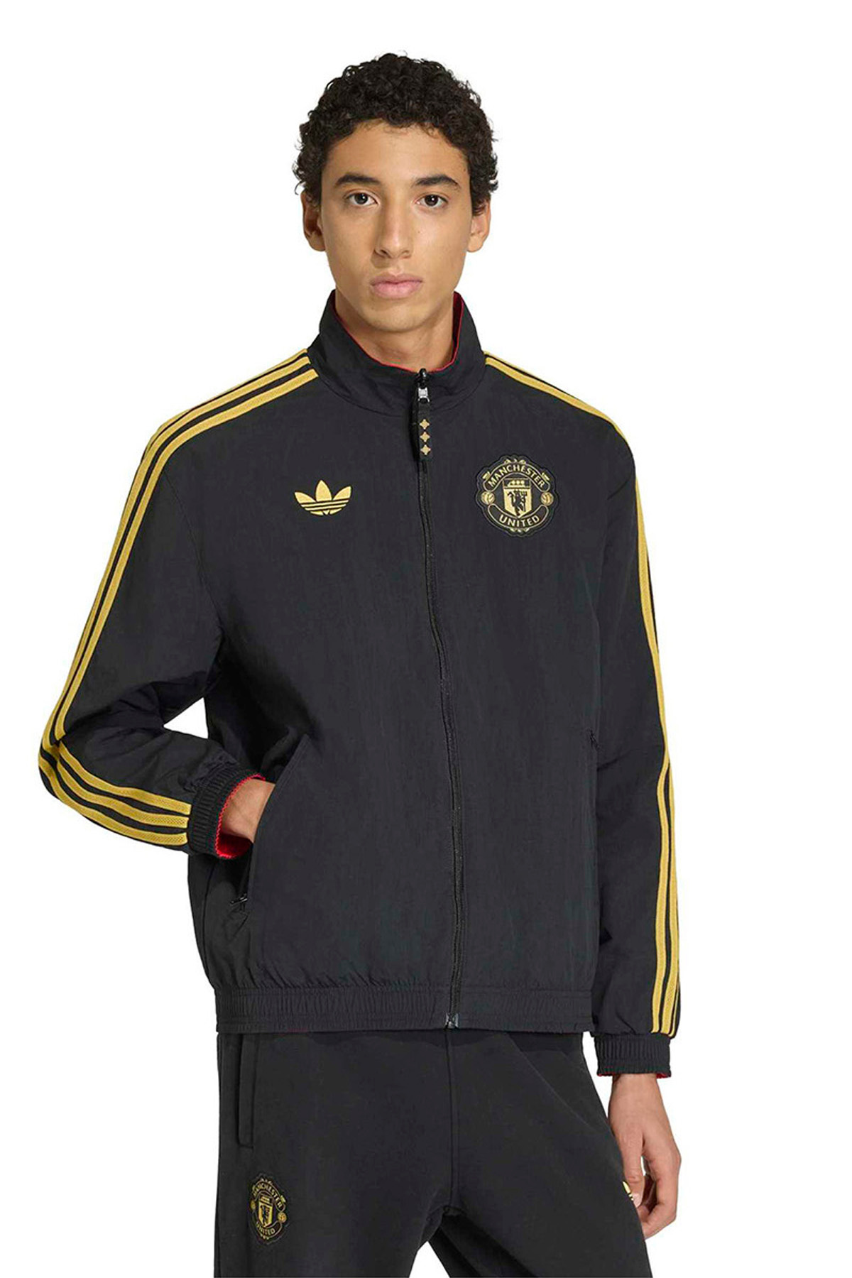 adidas Men's Football Tracksuit Top Manchester United Cs Jkt