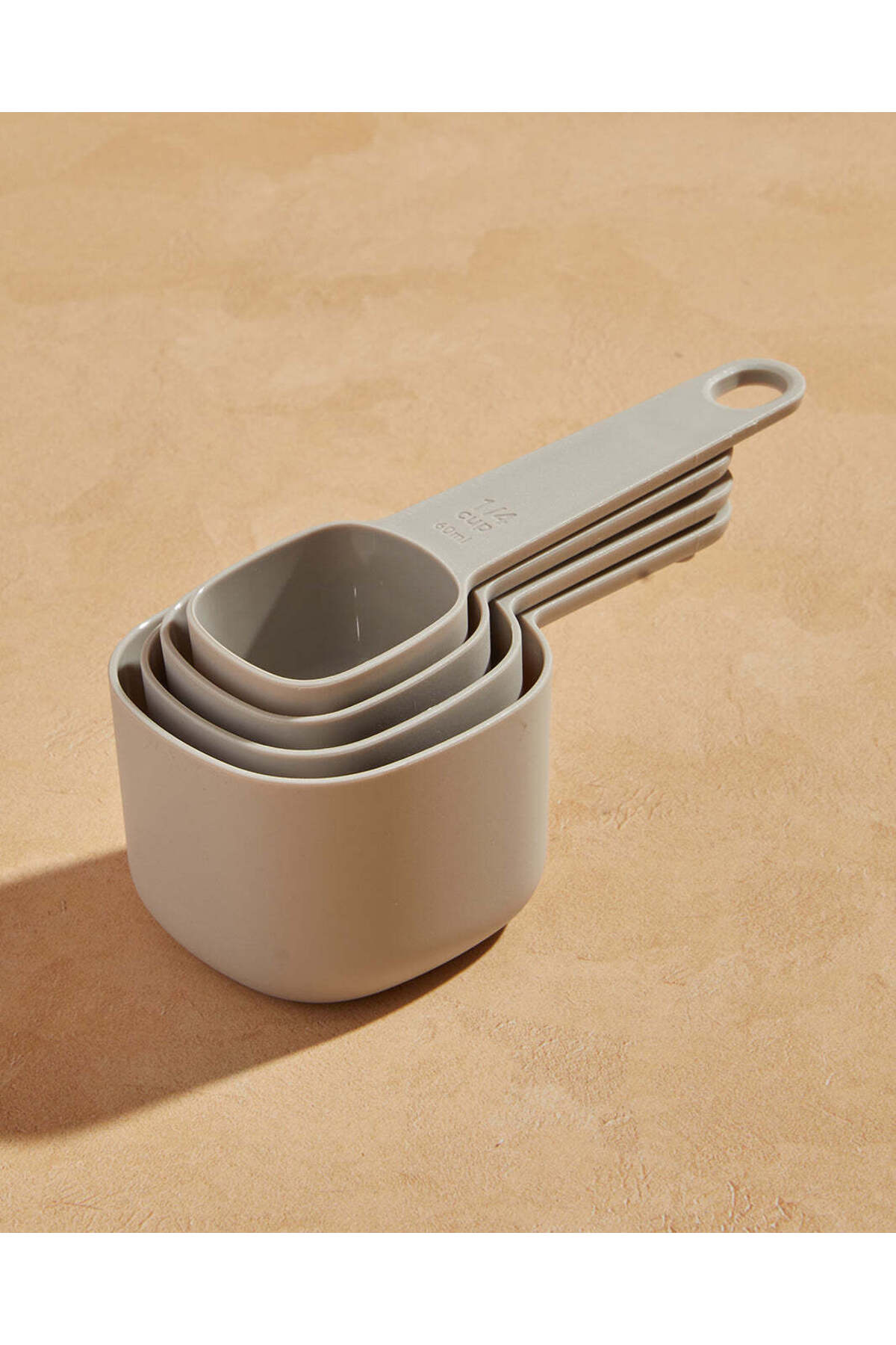 REDTAG طقم أكواب قياس رمادي سادة (4 قطع)