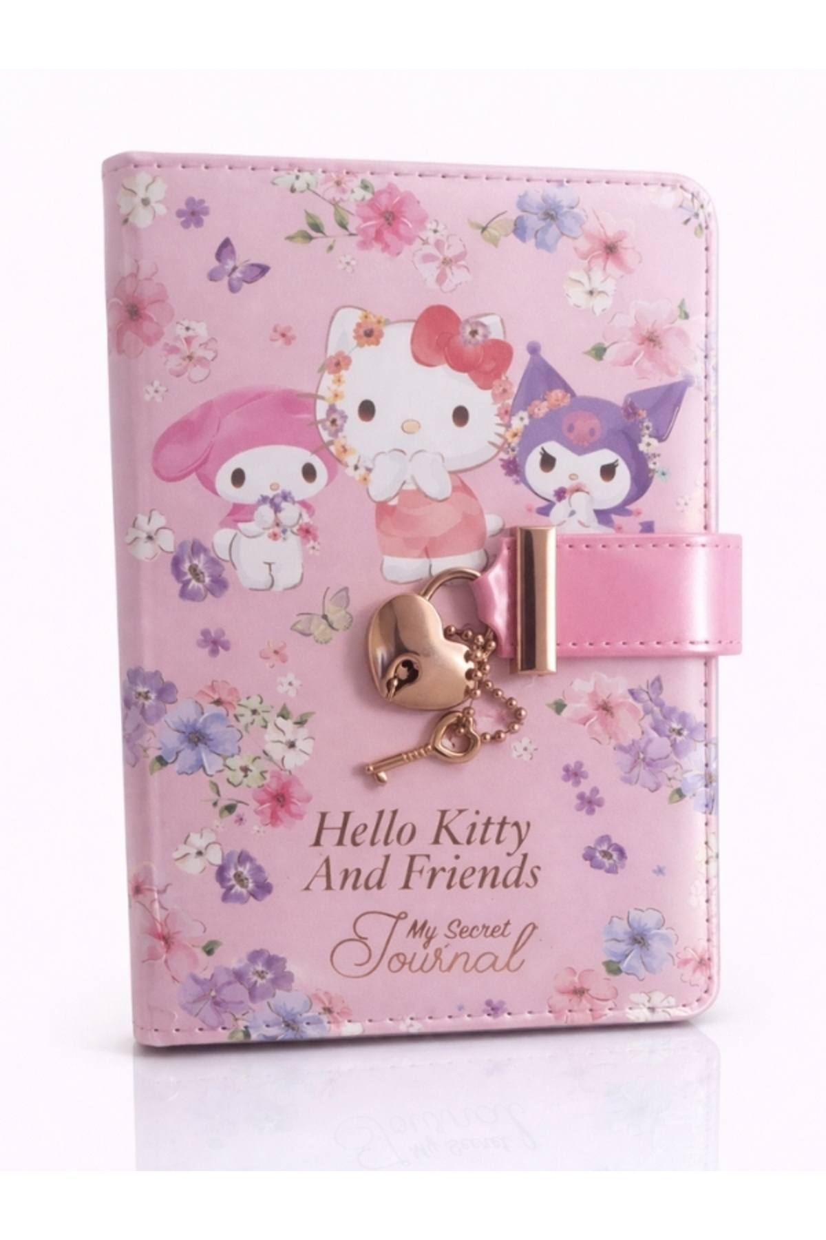 MedyStore Hello Kitty ve Arkadaşları Mini Kilitli Hatıra Defteri