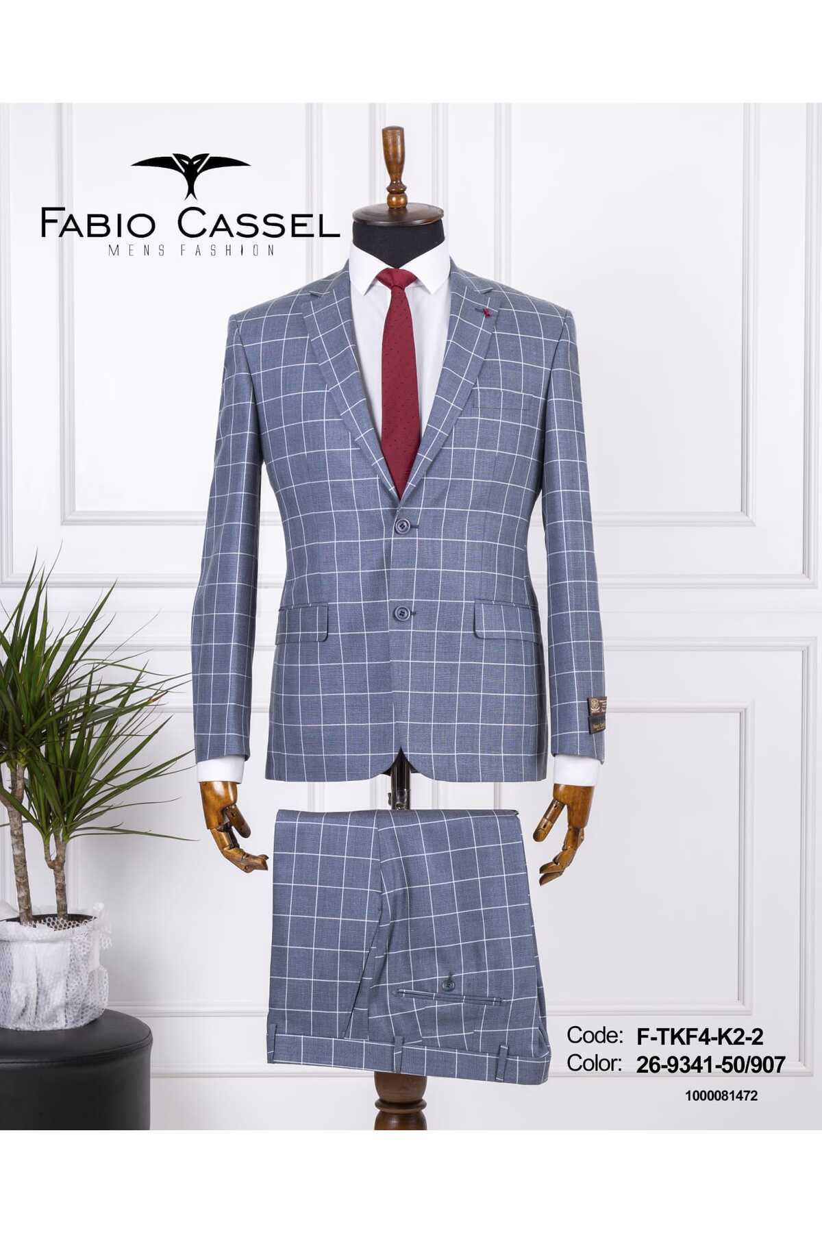 FABIO CASSEL Klasik Kesim Erkek Takım Elbise Premium Şıklık görsel 5