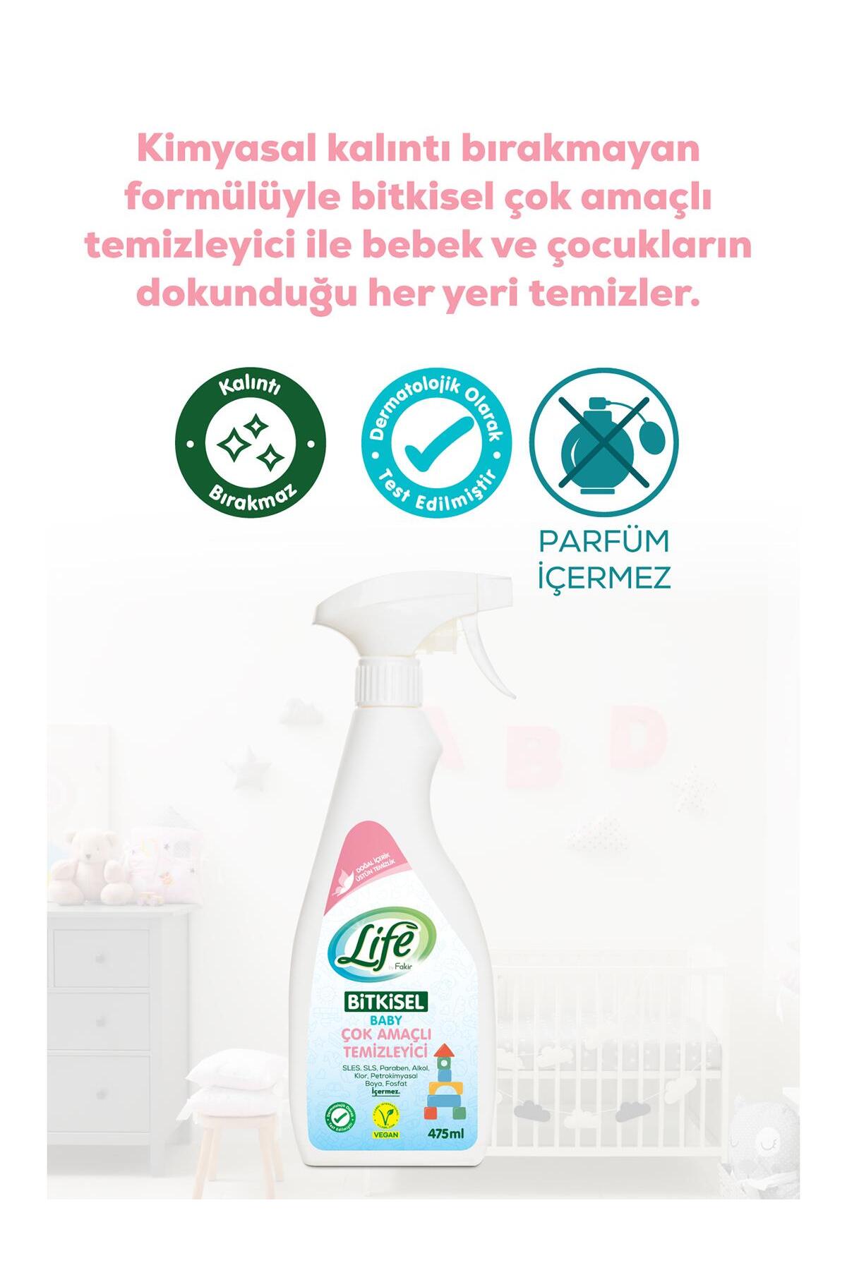 Fakir Life By Bitkisel Bebek Çok Amaçlı Temizleyici 475 Ml - Standart fotoğrafı 3 (önizleme)