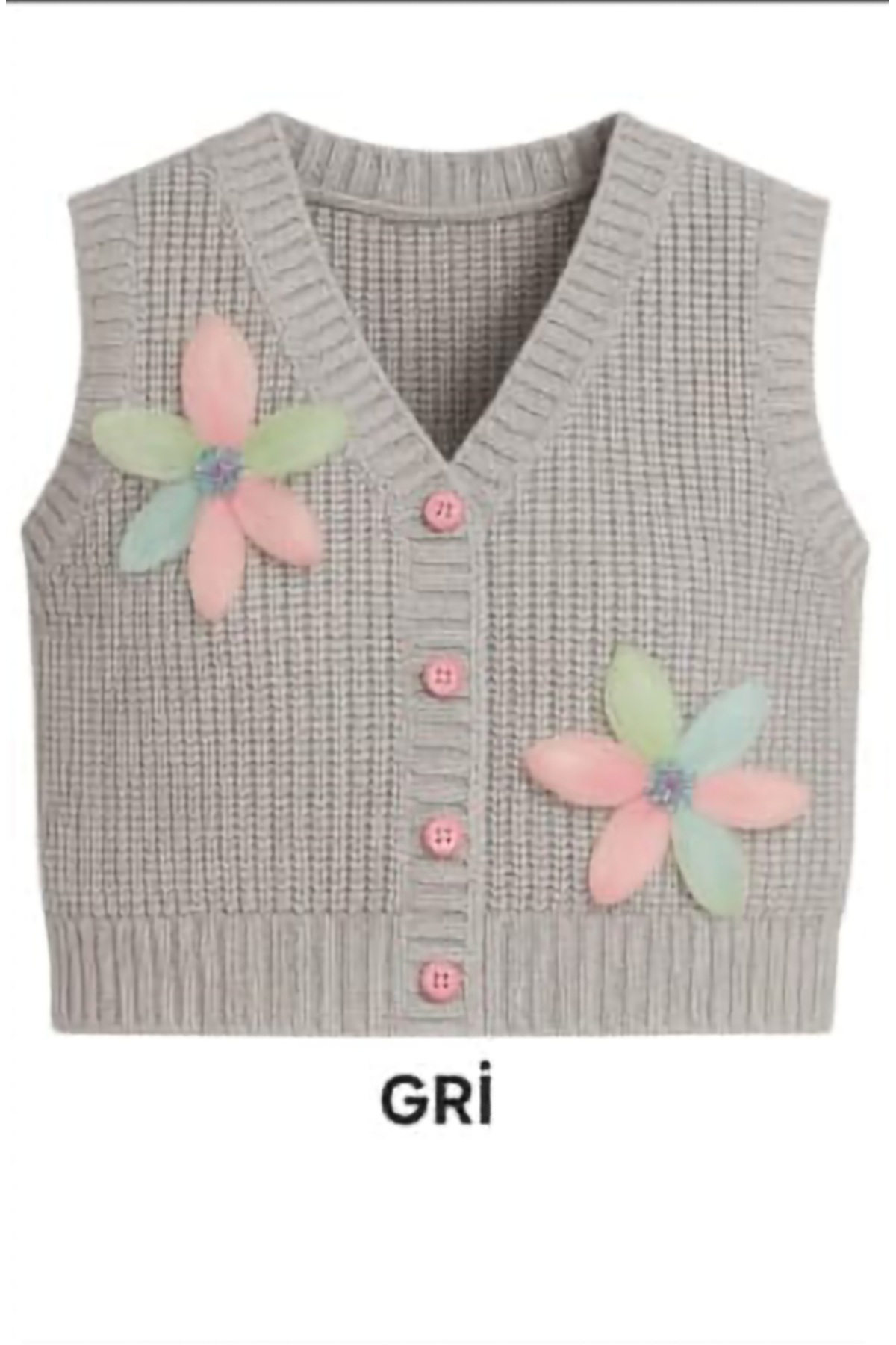 BABYLY Bebek ve çocuk triko Yeleği 1.2.3.4.5.yaş dikişsiz fotoğrafı 2 (önizleme)