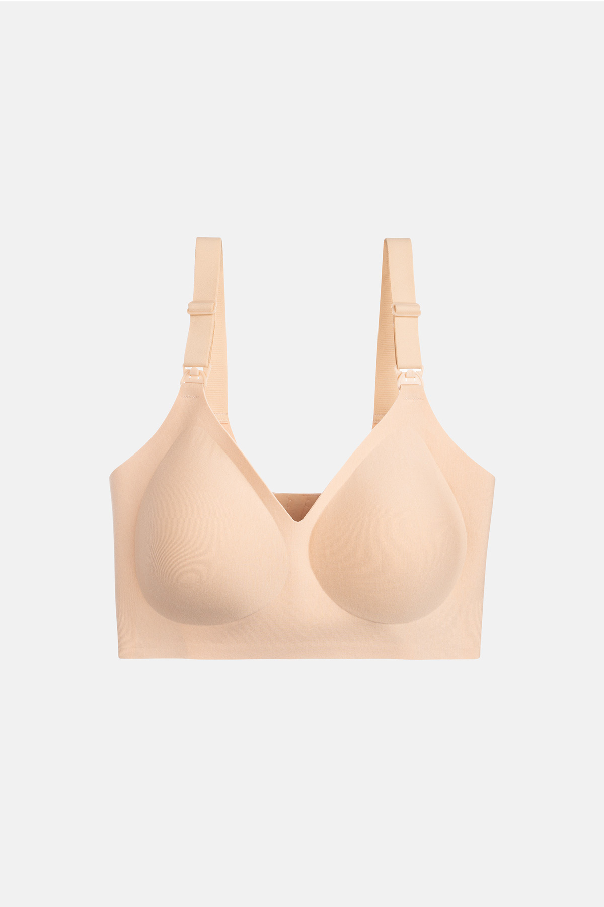 Seamless Covered Breastfeeding Bra without Skin Balancing