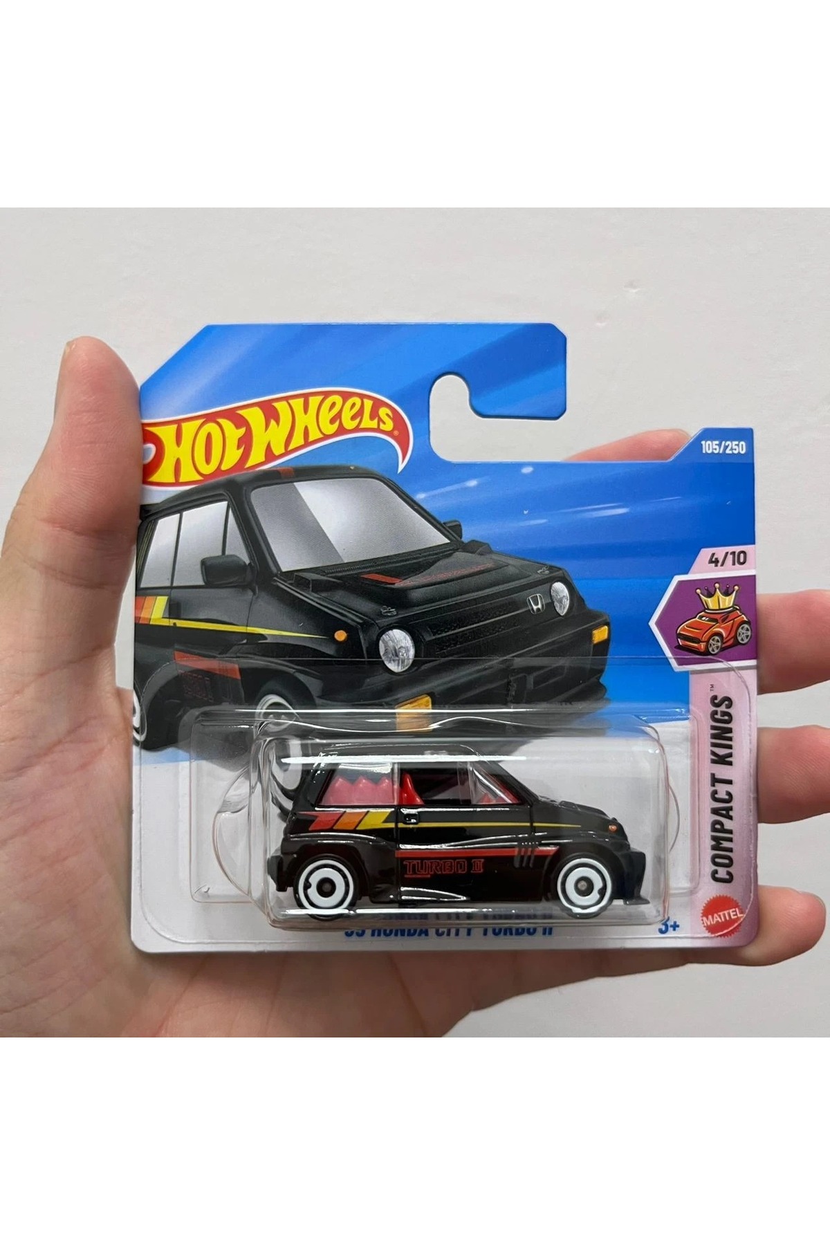 HOT WHEELS 1985 Honda City Turbo II 1:64 Diecast Model Araba