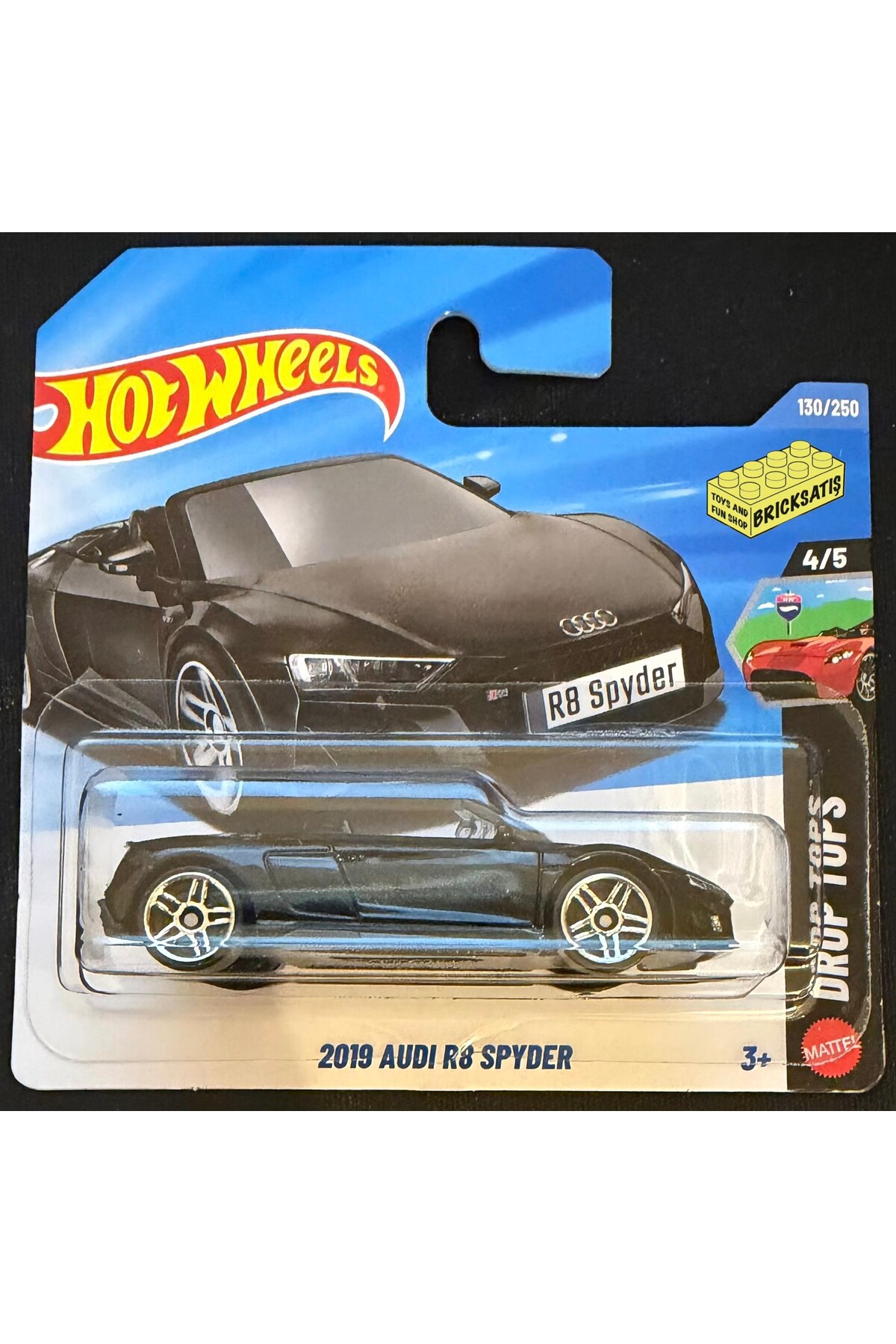 HOT WHEELS Tekli Arabalar 2019 Audi R8 Spyder JJJ84 (Drop Tops