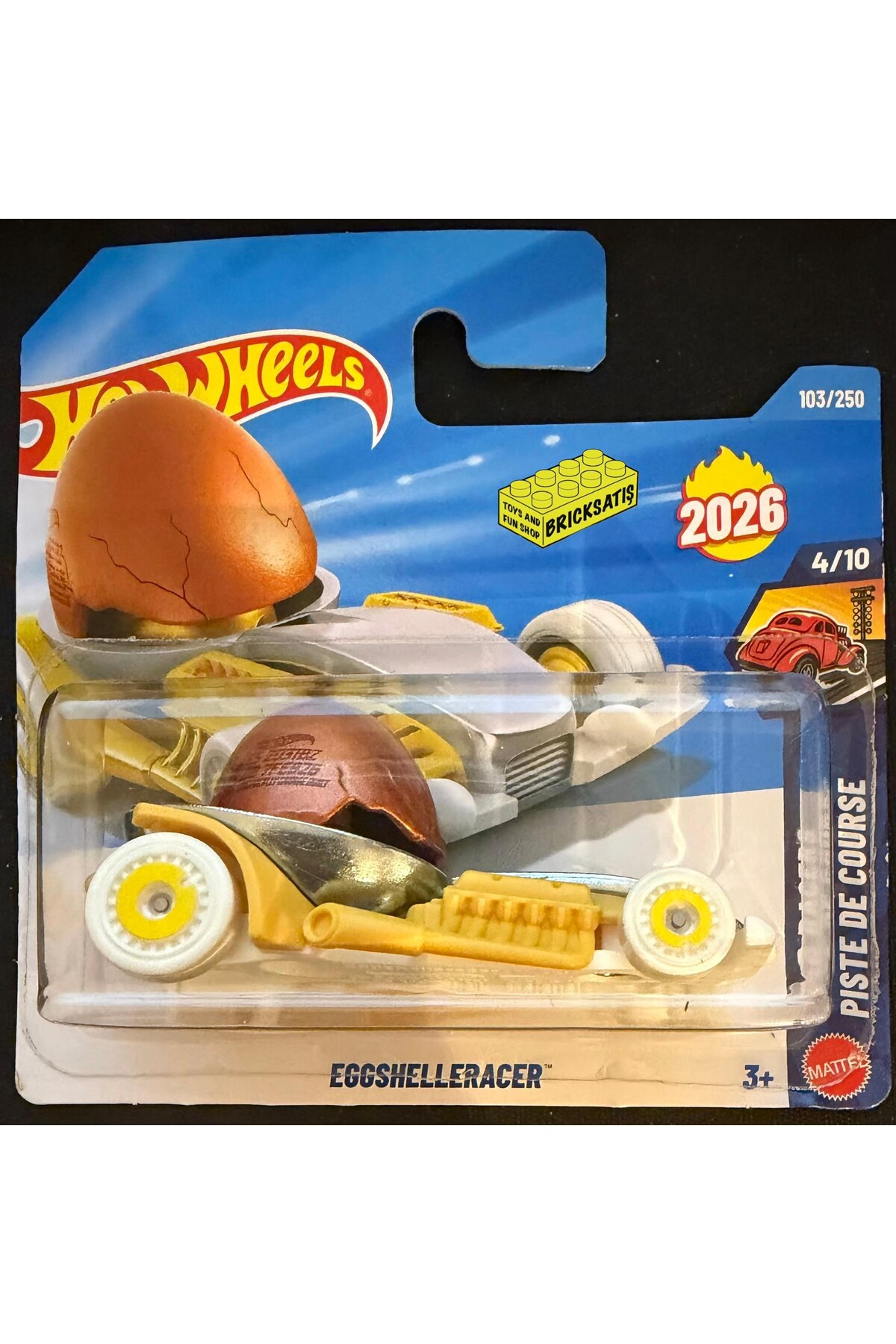 HOT WHEELS Tekli Arabalar Eggshelracer JJH47 (Drag Racers
