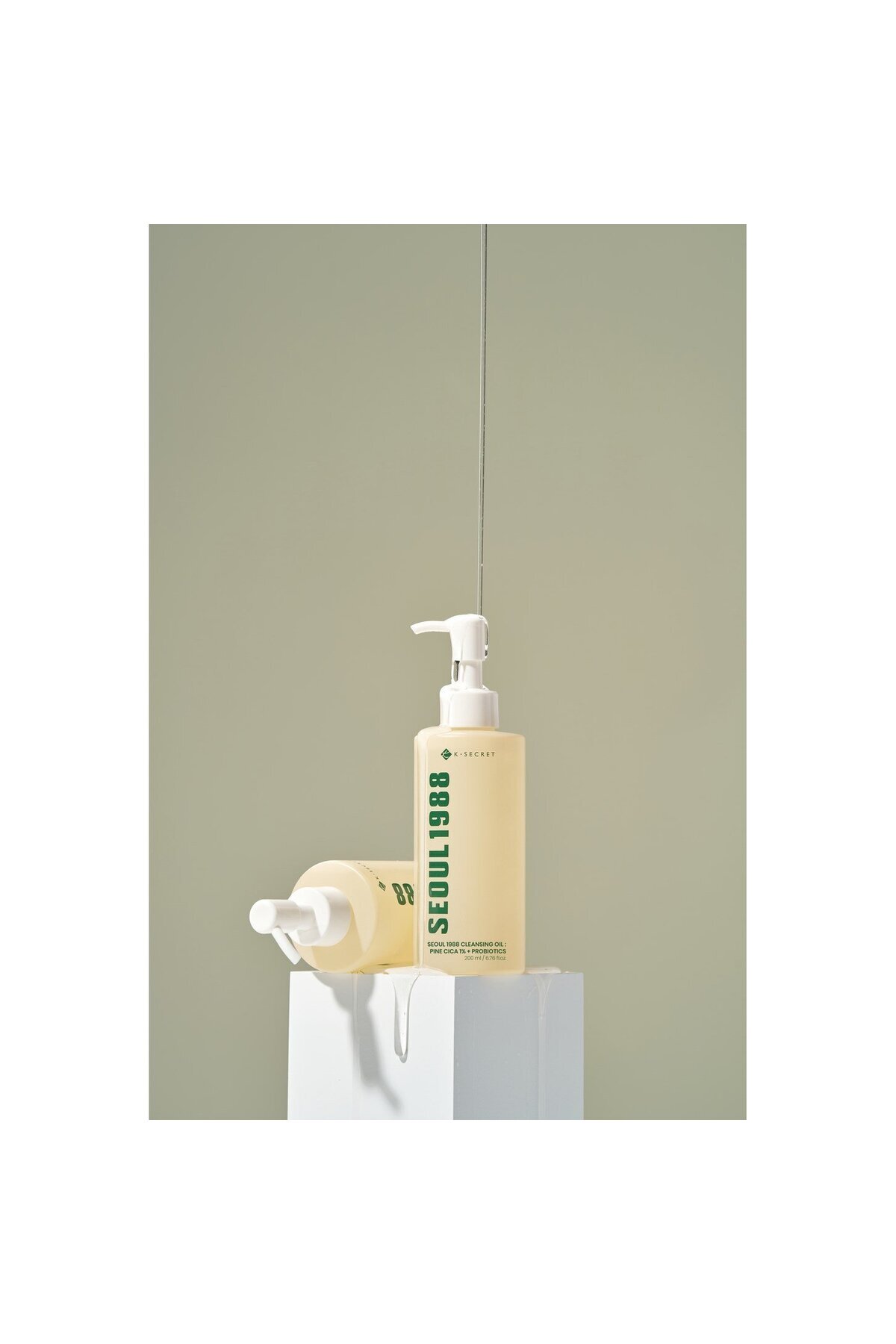 K-Secret SEOUL 1988 Cleansing Oil : Pine Cica 1% + Probiotics – Gözenek Arındırıcı ve Makyaj Temizle — KS0560 — تصویر 2 از 3