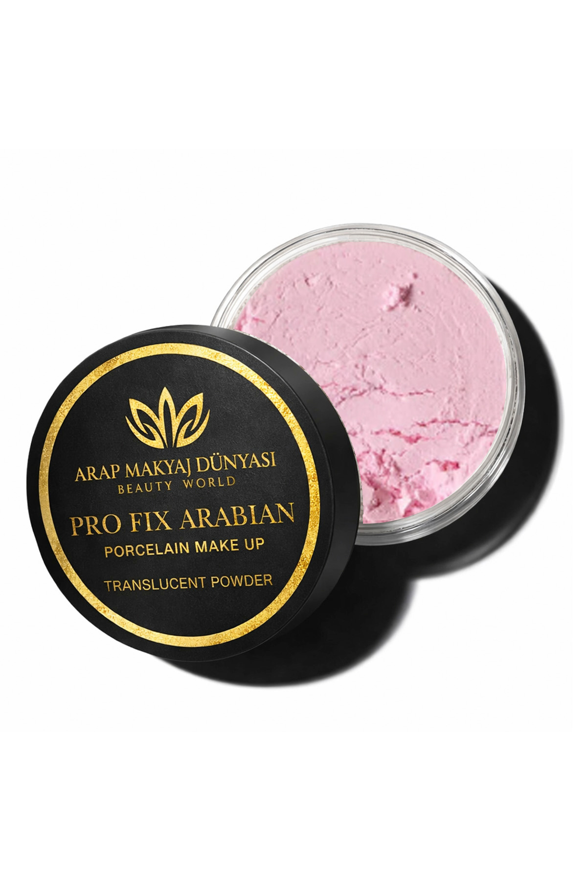 Arap Makyaj Dünyası PRO FIX ARABIAN Porcelain Make Up Transparan Pudra - Pembe - Fiyatı, Yorumları