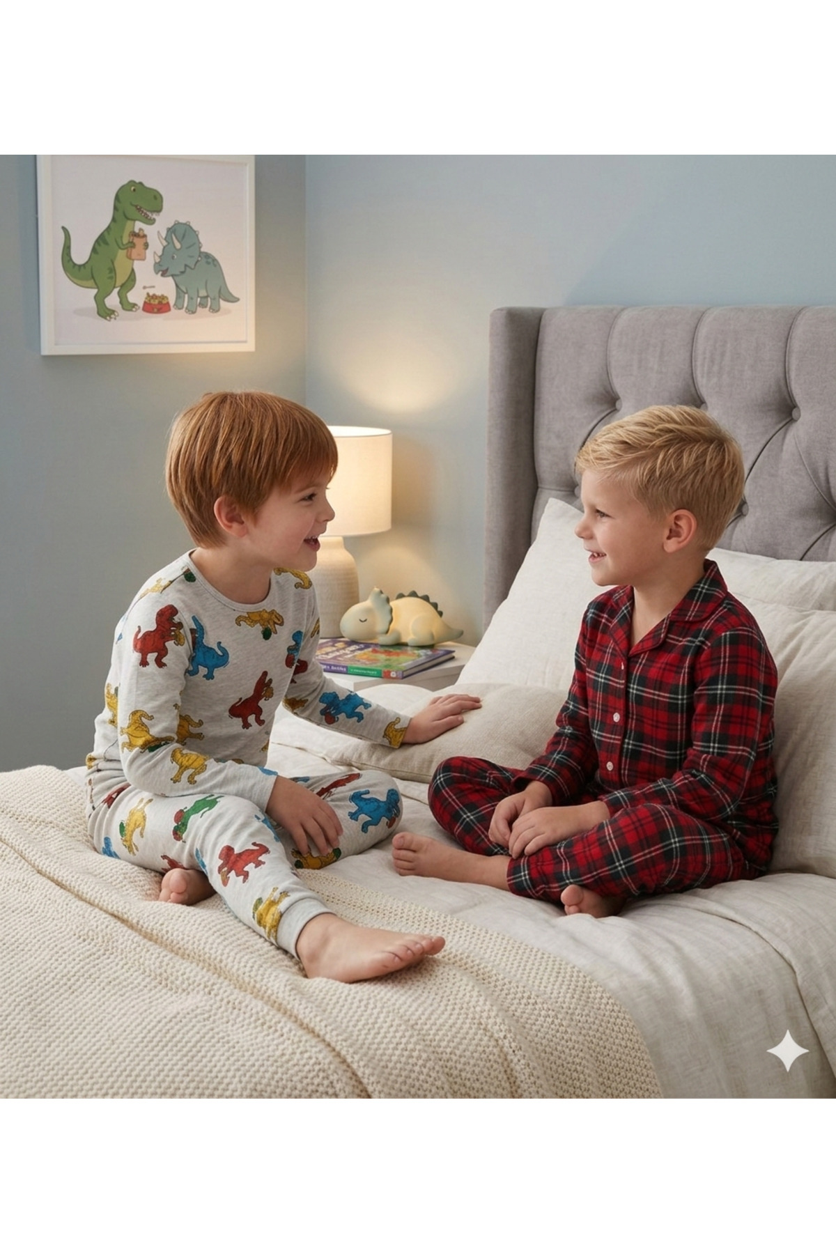 DANBİ Erkek Çocuk 4,5,6,7,8,9,10,11 Yaş Pijama Takım Mevsimlik 2'li Set fotoğrafı 2 (önizleme)