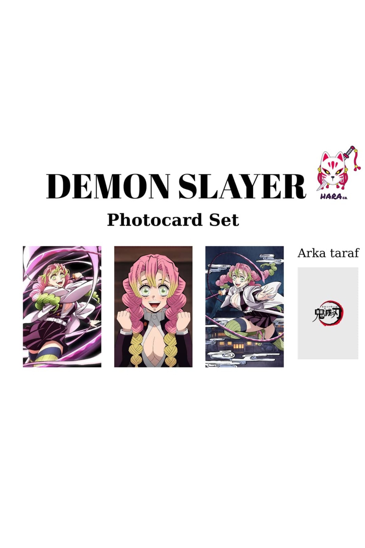 Hara Company Demon Slayer Animesi Mitsuri Kanroji Anime Photocard