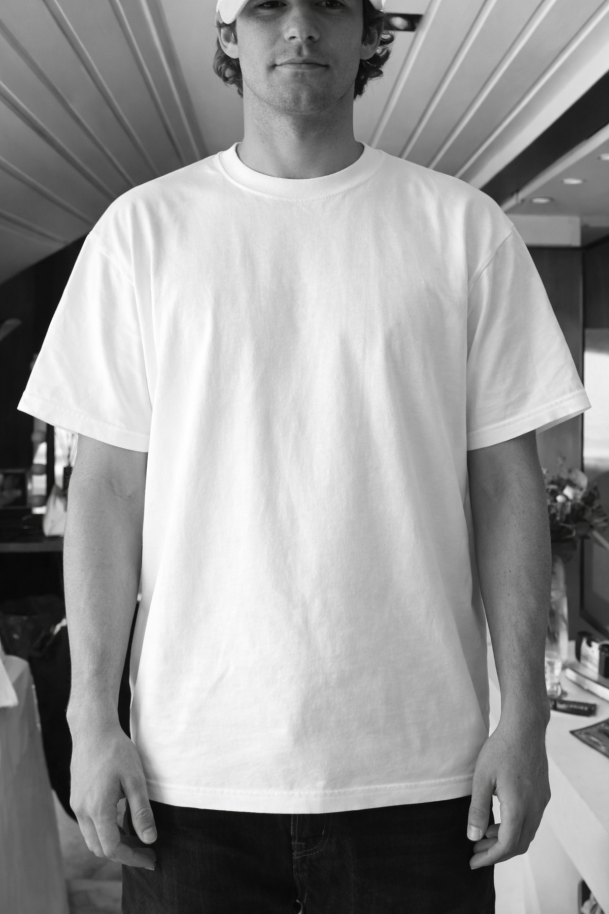 LORVEX Tişört Oversize %100 Pamuklu Rahat Kalıp HOTTER THAN Baskılı T-Shirt görsel 2