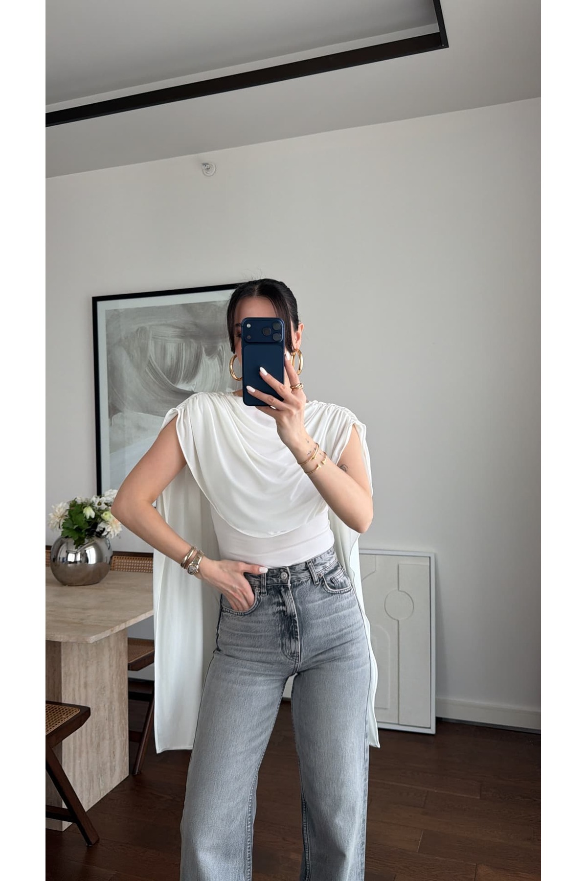 sinemkivanc co  YAKA DETAYLI BODYSUİT BLUZ