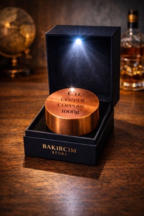 BAKIRCIM STORE Değerli Maden Saf Bakır Özel Kutulu %99,9 1000GR