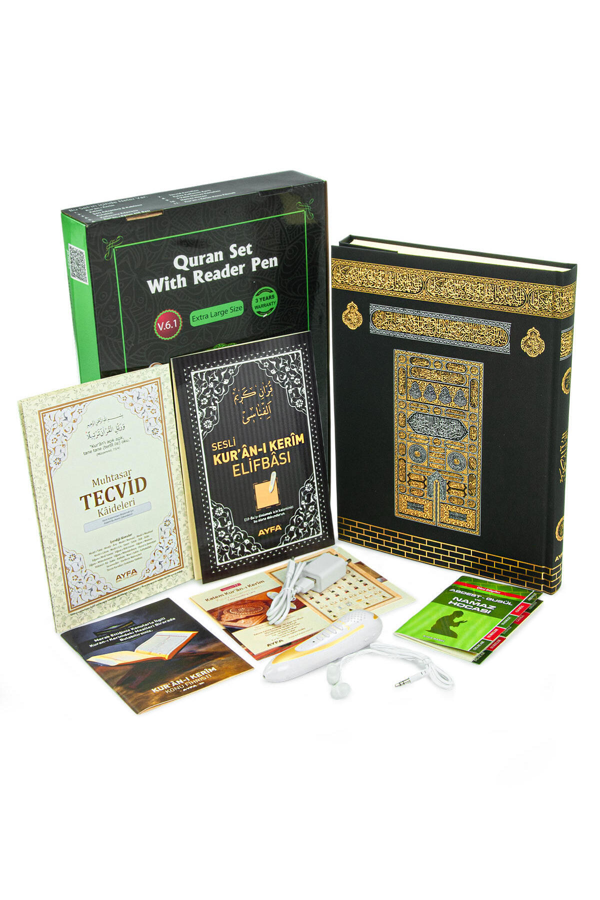 ihvan online Kalemli Kuran Seti – Sesli Kuran Kalemi, Kuranı Kerim, Elifba ve Tecvid Kitaplı Eğitim Seti fotoğrafı 5 (önizleme)